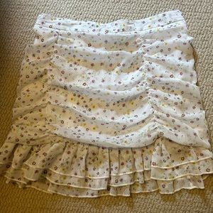 Pacsun floral skirt